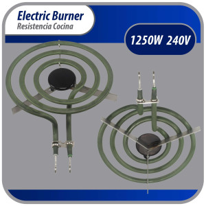 Appli Parts Resistencia Cocina Estufa 3 Vueltas, 6 pulg, 240 V,Remplaza SP12YA, WB30K10002, SU201, TS3W6212, 404064, WB30K10005, 5303015716, 316439800, 318372210, WB30T10023, WB30T10075, 2391B, 5304431013, Y04000036, WB30X254, 8053265, 5303310281, 97 Appli Parts Resistencia Cocina Estufa 3 Vueltas, 6 pulg, 240 V,Remplaza SP12YA, WB30K10002, SU201, TS3W6212, 404064, WB30K10005, 5303015716, 316439800, 318372210, WB30T10023, WB30T10075, 2391B, 5304431013, Y04000036, WB30X254, 8053265, 5303310281, 97