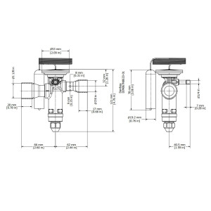 Danfoss 067N2032 15TR Valvula de Expansion Termostatica, TGE, R22,R407C, 7/8x1-1/8 pulg Soldable, ODF, 1/4 pulg Ecualizacion Externa, Bi-flow, -25 a 10 C, remplaza 067N2012 Danfoss 067N2032 15TR Valvula de Expansion Termostatica, TGE, R22,R407C, 7/8x1-1/8 pulg Soldable, ODF, 1/4 pulg Ecualizacion Externa, Bi-flow, -25 a 10 C, remplaza 067N2012