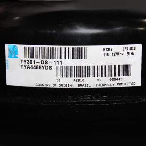 Compresor Tecumseh B 1/2hp 110v/1ph/60hz Media Tya4466yds 134a C/Valvula (Akm19ys) 14950962 Compresor Tecumseh B 1/2hp 110v/1ph/60hz Media Tya4466yds 134a C/Valvula (Akm19ys) 14950962