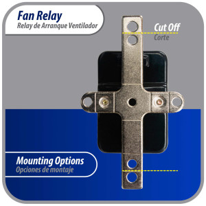 Appli Parts APFR-290 Rele de ventilador 90-290, de conmutacion de servicio pesado Bobina de 24 V, CA, SPST, Normalmente Abierto, Soporte de posicion de ajuste multiple aplicacion universal Appli Parts APFR-290 Rele de ventilador 90-290, de conmutacion de servicio pesado Bobina de 24 V, CA, SPST, Normalmente Abierto, Soporte de posicion de ajuste multiple aplicacion universal