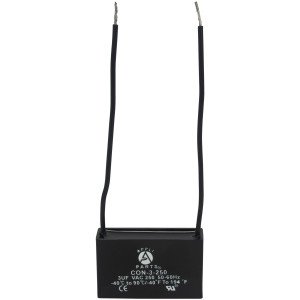 Appli Parts Condensador Capacitor de ventilador 3 mfd (microfaradios) uf 250VAC con 2 cables compatible con cualquier marca de igual capacitancia 4.7cm Ancho 1.4cm Profundidad 2.8cm Alto CAP-3-250-2C Appli Parts Condensador Capacitor de ventilador 3 mfd (microfaradios) uf 250VAC con 2 cables compatible con cualquier marca de igual capacitancia 4.7cm Ancho 1.4cm Profundidad 2.8cm Alto CAP-3-250-2C