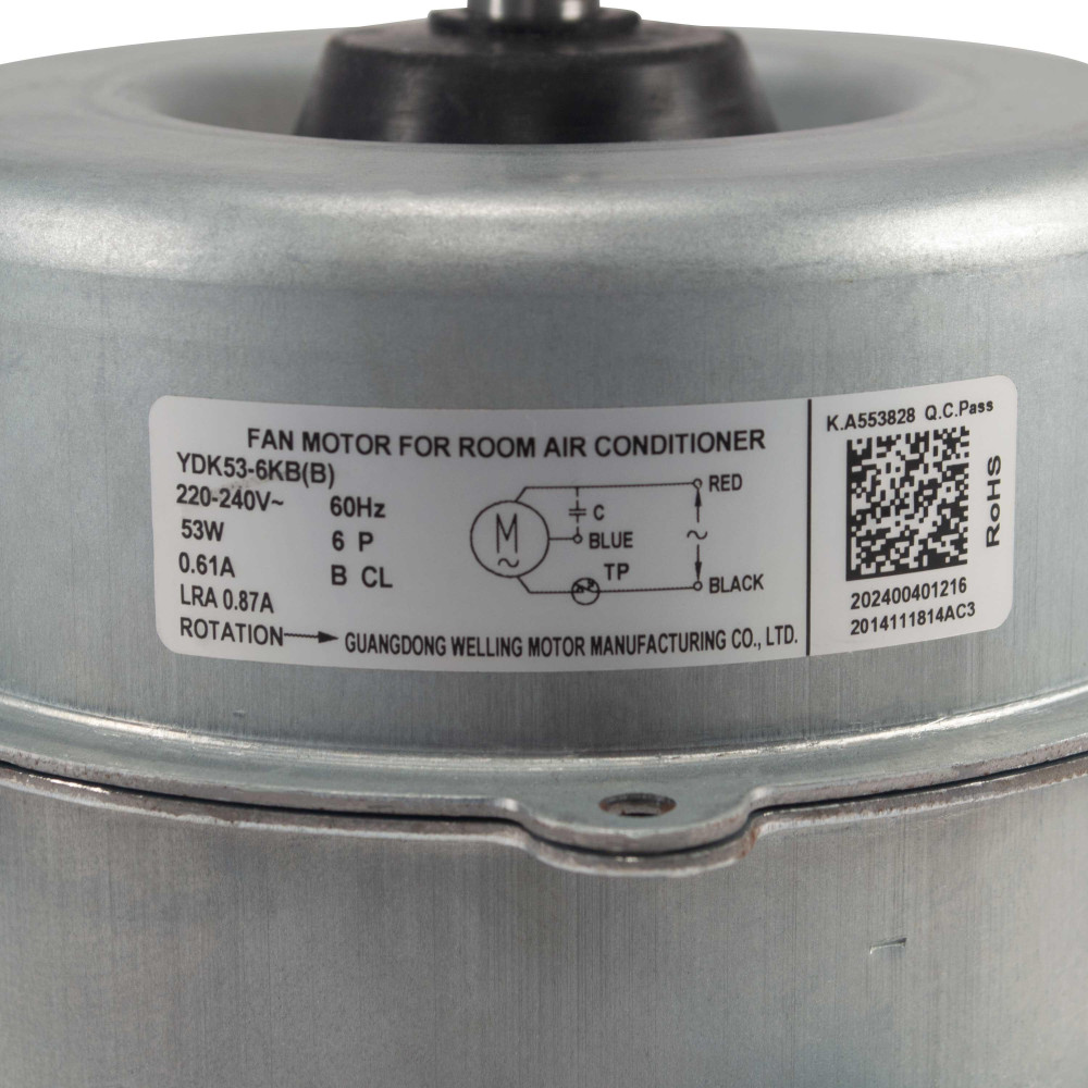 Motor Ventilador Unidad Externa YKT 53 6 23L RoHS YDK53 6KB B 