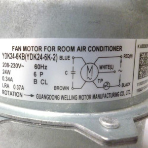 Motor A.A. Evaporador YDK24-6KB YKT-24-6-15L RoHS 202400401344 11002012001425 11002012004174
Fits: MSH-09 MSH-12 MSJ-12 EDDM009C16B midea MCH09NIH2 PIA9065B