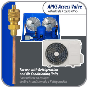 Appli Parts Valvula de acceso de 1/4 SAE x 1/8 pulg OD x con vastago de cobre de 5cm de largo con nucleo y tapa de laton con removedor de nucleo y empacadura APVS-14182 Appli Parts Valvula de acceso de 1/4 SAE x 1/8 pulg OD x con vastago de cobre de 5cm de largo con nucleo y tapa de laton con removedor de nucleo y empacadura APVS-14182