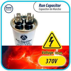 Appli Parts Condensador Capacitor de Marcha 5 Mfd uF (microfaradios) 370VAC CBB65 Universal Aire acondicionado y otras aplicaciones Redondo UL E476928 6.7cm Alto 4.1cm Ancho CON-5-370-R Appli Parts Condensador Capacitor de Marcha 5 Mfd uF (microfaradios) 370VAC CBB65 Universal Aire acondicionado y otras aplicaciones Redondo UL E476928 6.7cm Alto 4.1cm Ancho CON-5-370-R