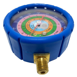 Appli Parts APMG-GA3L Esfera de Baja R134,R22,R404,R410 1/4 pulg SAE, Escala Presion psi, Escala Temperatura Fahrenheit Appli Parts APMG-GA3L Esfera de Baja R134,R22,R404,R410 1/4 pulg SAE, Escala Presion psi, Escala Temperatura Fahrenheit