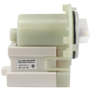 Appli Parts APDP-851A Motor Bomba Drenaje Lavadora 85 W, 110 V, 60 Hz, 4681EA2001T Compatible con LG 4681EA2001D, 4681EA1007D, 4681EA1007G, 4681EA2001N