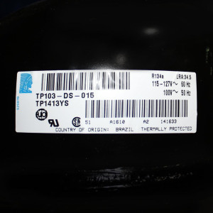 Compresor Tecumseh B 1/3hp 110v/1ph/50-60hz Baja Tp1413ys R134a 3t Vent. Forzada Compresor Tecumseh B 1/3hp 110v/1ph/50-60hz Baja Tp1413ys R134a 3t Vent. Forzada