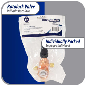 Appli Parts APRV-VA04 Valvula Rotolock V04 1-1/4 pulg x 3/4 pulg Soldable con puertos de acceso de 1/4 pulg Universal para sistemas de refrigeracion y aire acondicionado Appli Parts APRV-VA04 Valvula Rotolock V04 1-1/4 pulg x 3/4 pulg Soldable con puertos de acceso de 1/4 pulg Universal para sistemas de refrigeracion y aire acondicionado