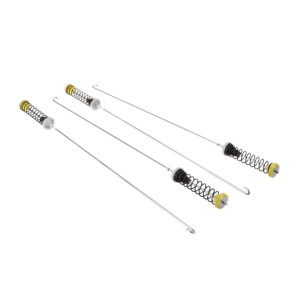 Whirlpool W10780045 Kit de Amortiguador para Lavadora 65 cm (25-1/2 pulg) con resorte de suspension, repuesto OEM compatible con W10780053, W10645652, W10537442, W10622030