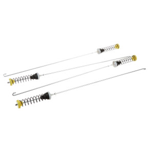 Whirlpool W10780045 Kit de Amortiguador para Lavadora 65 cm (25-1/2 pulg) con resorte de suspension, repuesto OEM compatible con W10780053, W10645652, W10537442, W10622030