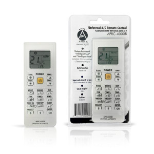 Appli Parts APRC-4000B Control Remoto Universal para Aire Acondicionado, LCD 1.5 pulg, Centigrados, 4.000 Frecuencias Appli Parts APRC-4000B Control Remoto Universal para Aire Acondicionado, LCD 1.5 pulg, Centigrados, 4.000 Frecuencias