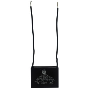 Appli Parts Condensador Capacitor de ventilador 10 mfd (microfaradios) uf 250VAC con 2 cables compatible con cualquier marca de igual capacitancia 4.7cm ancho x 2.6cm profundidad x 3.7cm alto CAP-10-250-2C
 Appli Parts Condensador Capacitor de ventilador 10 mfd (microfaradios) uf 250VAC con 2 cables compatible con cualquier marca de igual capacitancia 4.7cm ancho x 2.6cm profundidad x 3.7cm alto CAP-10-250-2C