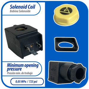 Appli Parts APSOV-110C Bobina para Valvula Solenoide 110 V, 50/60Hz, compatible con todos los refrigerantes fluorados CFC, HCFC y HFC, valvula no incluida Appli Parts APSOV-110C Bobina para Valvula Solenoide 110 V, 50/60Hz, compatible con todos los refrigerantes fluorados CFC, HCFC y HFC, valvula no incluida