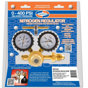 Uniweld RHP400 Regulador de Nitrogeno de 20 a 400 psig
 Uniweld RHP400 Regulador de Nitrogeno de 20 a 400 psig