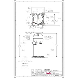 Danfoss HRH056U2LP6 4.7 tons 56.000 btu/h R410A Compresor Scroll para Aire Acondicionado 208-230/3/60 (V/Ph/Hz) Descarga 1/2 pulg, Succion 7/8pulg, ODF, Aceite PVE 121L1476, 121L1473 Danfoss HRH056U2LP6 4.7 tons 56.000 btu/h R410A Compresor Scroll para Aire Acondicionado 208-230/3/60 (V/Ph/Hz) Descarga 1/2 pulg, Succion 7/8pulg, ODF, Aceite PVE 121L1476, 121L1473