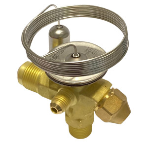 Danfoss 068Z3403 Cuerpo de Valvula de Expansion TE 2 para R404 R507A Ecualizacion Externa 3/8 x 1/2 x 1/4 Flare, Capacidad desde 1/6 a 4-1/2 tons, capacidad segun Orificio de venta separada, 068Z3555