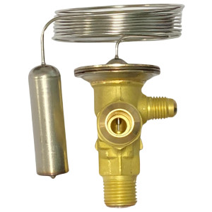 Danfoss 068Z3403 Cuerpo de Valvula de Expansion TE 2 para R404 R507A Ecualizacion Externa 3/8 x 1/2 x 1/4 Flare, Capacidad desde 1/6 a 4-1/2 tons, capacidad segun Orificio de venta separada, 068Z3555