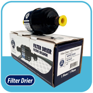Appli Parts APFD-033S Filtro Secador 3/8 pulg para linea Liquido para Sistemas de Refrigeracion y aire acondicionado 033S ODF Soldable Universal Unidireccional 102mm Largo 25mm Ancho Appli Parts APFD-033S Filtro Secador 3/8 pulg para linea Liquido para Sistemas de Refrigeracion y aire acondicionado 033S ODF Soldable Universal Unidireccional 102mm Largo 25mm Ancho