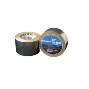Polyken 332 Cinta de papel de Aluminio, grado utilitario para Aire Acondicionado, Calefaccion y Ventilacion de 3 pulgadas x 50 yardas Polyken 332 Cinta de papel de Aluminio, grado utilitario para Aire Acondicionado, Calefaccion y Ventilacion de 3 pulgadas x 50 yardas