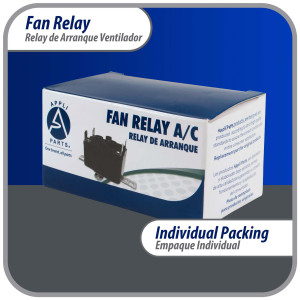 Appli Parts APFR-380 Rele de Contacto Seco NO y NC, 25 A, 90-380 V, Bobina 24 V, puntos de conexion 1-3 Coil, 2-4 NO, 5-6 NC. Usos: Control de Dampers, Valvulas, Inversión, Aire Acondicionado y mas