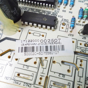 Tarjeta Control Unidad Externa Ecox CE-KF61W/N1-210(C9)-W(809TP).D.03.WK1.2 RoHS 201337990029 17122000002507 remplazado por 17122000049088
Fits: EACM036C11B