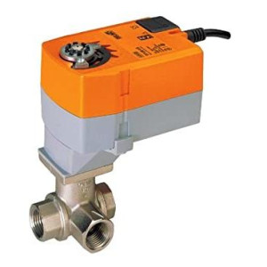 Valvula 3vias Belimo Ccv B318 + Tfrb24 3/4" Npt 24v  Cv 7.4 Normalmente Abierta Valvula 3vias Belimo Ccv B318 + Tfrb24 3/4" Npt 24v  Cv 7.4 Normalmente Abierta