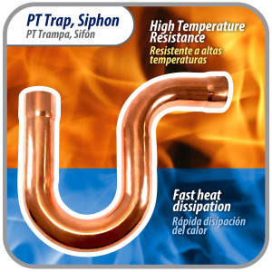 Appli Parts AP-PT138 Sifon de Cobre de 1-3/8 pulg Trampa de Aceite CxC Conexiones soldadas para aplicaciones de refrigeracion, aire acondicionado y plomeria Tuberia de Cobre ACR y tipo L Appli Parts AP-PT138 Sifon de Cobre de 1-3/8 pulg Trampa de Aceite CxC Conexiones soldadas para aplicaciones de refrigeracion, aire acondicionado y plomeria Tuberia de Cobre ACR y tipo L
