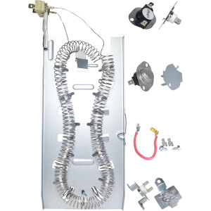 Appli Parts 3387747 Kit Resistencia Secadora 3387747KAP Compatible Kenmore Samsung Whirlpool KitchenAid y otras. 1 resistencia 3387747, 1 termostato 279816AP y 1 fusible termico 279973AP y 3392519AP