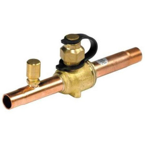 Danfoss Valvula de Cierre tipo Bola de conexion soldable de 2-1/8pulg GBC 54s Multiple Refrigerante MWP 650psi WT -40C a 149C con puerto de servicio SAE 1/4 pulg Bi-Direccional 009L8059 Remplaza 009G7059, 009G8059
 Danfoss Valvula de Cierre tipo Bola de conexion soldable de 2-1/8pulg GBC 54s Multiple Refrigerante MWP 650psi WT -40C a 149C con puerto de servicio SAE 1/4 pulg Bi-Direccional 009L8059 Remplaza 009G7059, 009G8059