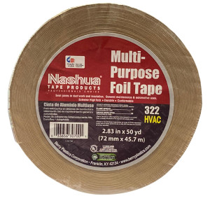 Tape/Cinta De Aluminio Para Ducteria 3 pulg X 50yds Nashua 322 Tape/Cinta De Aluminio Para Ducteria 3 pulg X 50yds Nashua 322