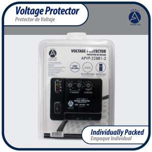 Appli Parts APVP-22BB1-2 Protector de Voltaje 220 V, 1 Ph, 50/60 Hz, 30 A, 3 HP, para Aire Acondicionado y Refrigeracion, tiempo de espera o de reconexion programable Appli Parts APVP-22BB1-2 Protector de Voltaje 220 V, 1 Ph, 50/60 Hz, 30 A, 3 HP, para Aire Acondicionado y Refrigeracion, tiempo de espera o de reconexion programable