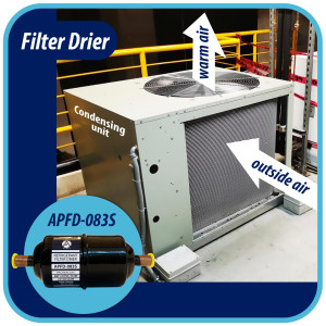 Appli Parts APFD-083S Filtro Secador 3/8 pulg para linea Liquido para Sistemas de Refrigeracion y aire acondicionado 083S ODF Soldable Universal Unidireccional 140mm Largo 51mm Ancho Appli Parts APFD-083S Filtro Secador 3/8 pulg para linea Liquido para Sistemas de Refrigeracion y aire acondicionado 083S ODF Soldable Universal Unidireccional 140mm Largo 51mm Ancho