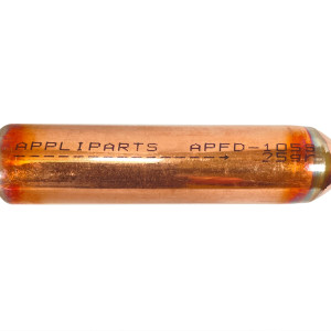 Appli Parts APFD-105S Filtro Secador de Cobre con conexion 1/4 x 1/4 pulg 25 gramos, para uso en sistema de refrigeracion y aire acondicionado Appli Parts APFD-105S Filtro Secador de Cobre con conexion 1/4 x 1/4 pulg 25 gramos, para uso en sistema de refrigeracion y aire acondicionado