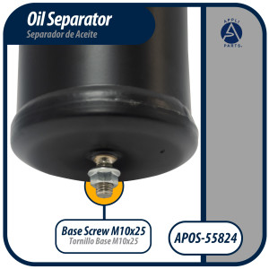 Appli Parts APOS-55824 Separador de Aceite 1/2 pulg ODF Soldable, CFC,HCFC,HFC,R22,R407C,R502,R134a,R404A,R507, Temperatura de trabajo desde -10 C a 130 C Appli Parts APOS-55824 Separador de Aceite 1/2 pulg ODF Soldable, CFC,HCFC,HFC,R22,R407C,R502,R134a,R404A,R507, Temperatura de trabajo desde -10 C a 130 C