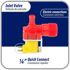 Appli Parts APIV-1111 Valvula Solenoide Sencilla 120 V para Refrigerador y Fabricador de Hielo, 50/60 Hz, Conexion de entrada 3/4 pulg NPT y salida 1/4 pulg Appli Parts APIV-1111 Valvula Solenoide Sencilla 120 V para Refrigerador y Fabricador de Hielo, 50/60 Hz, Conexion de entrada 3/4 pulg NPT y salida 1/4 pulg