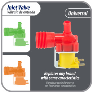 Appli Parts APIV-1111 Valvula Solenoide Sencilla 120 V para Refrigerador y Fabricador de Hielo, 50/60 Hz, Conexion de entrada 3/4 pulg NPT y salida 1/4 pulg Appli Parts APIV-1111 Valvula Solenoide Sencilla 120 V para Refrigerador y Fabricador de Hielo, 50/60 Hz, Conexion de entrada 3/4 pulg NPT y salida 1/4 pulg
