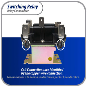 Appli Parts APSWR-341 Rele de conmutacion 90-341, uso general, DPDT, Doble Polo, Doble Tiro, bobina de 110 V, CA, para aplicaciones HVAC y otras instalaciones electricas generales Remplaza APSR-341