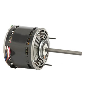 US Motors 8907 Motor 1 HP 1075 RPM 208-230 V 1 Ph OAO 3 Velocidades, Marco 5.6, Eje 1/2 in, Rotacion CCW Reversible, 6 Polos, Incluye Capacitor de Marcha 20 MFD 370 VAC, K055TAK8137012B