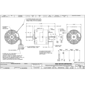 US Motors 1/2 hp 1075 rpm, 6 polos, 2 eje, ODP Cerramiento, 3 velocidades, 5.6 diametro, CCW, Lead End 230v, 60 hz, 1 ph, 5 mfd/370 VAC Capacitor 3136 K055SPL3136801B US Motors 1/2 hp 1075 rpm, 6 polos, 2 eje, ODP Cerramiento, 3 velocidades, 5.6 diametro, CCW, Lead End 230v, 60 hz, 1 ph, 5 mfd/370 VAC Capacitor 3136 K055SPL3136801B