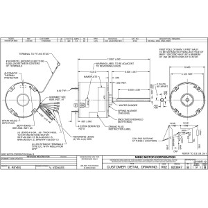 US Motors 3/4 hp 1075 rpm, 6 polos, 1 eje, TEAO Cerramiento, 1 velocidad, 5.6 diametro, CW, Lead End Reversible 460 V, 60 hz, 1 ph, 10 mfd/370 VAC Capacitor 3742 K055TDR8455014B US Motors 3/4 hp 1075 rpm, 6 polos, 1 eje, TEAO Cerramiento, 1 velocidad, 5.6 diametro, CW, Lead End Reversible 460 V, 60 hz, 1 ph, 10 mfd/370 VAC Capacitor 3742 K055TDR8455014B