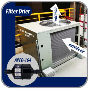 Appli Parts APFD-164 Filtro Secador 1/2 pulg para linea Liquido para Sistemas de Refrigeracion y aire acondicionado 164 SAE Rosca Universal Unidireccional 178mm Largo 76mm Ancho
 Appli Parts APFD-164 Filtro Secador 1/2 pulg para linea Liquido para Sistemas de Refrigeracion y aire acondicionado 164 SAE Rosca Universal Unidireccional 178mm Largo 76mm Ancho