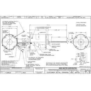 US Motors Mojave 1/4 hp 1075 rpm, 6 polos, 1 eje, TEAO Cerramiento, 1 velocidad, 5.6 diametro, CCW, Lead End, Reversible, 208-230 V, 60 hz, 1 ph, 5 mfd/370 VAC Capacitor 1860H K055WEG0624012B US Motors Mojave 1/4 hp 1075 rpm, 6 polos, 1 eje, TEAO Cerramiento, 1 velocidad, 5.6 diametro, CCW, Lead End, Reversible, 208-230 V, 60 hz, 1 ph, 5 mfd/370 VAC Capacitor 1860H K055WEG0624012B