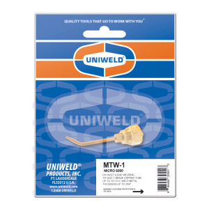 Uniweld MTW-1 Lampara/Boquilla de Soldar Micro 6000 Acetileno tubo de cobre hasta 1/2 pulgada 30551  Uniweld MTW-1 Lampara/Boquilla de Soldar Micro 6000 Acetileno tubo de cobre hasta 1/2 pulgada 30551