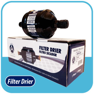 Appli Parts APFD-052 Filtro Secador 1/4 pulg para linea Liquido para Sistemas de Refrigeracion y aire acondicionado 052 SAE Rosca Universal Unidireccional 114mm Largo 51mm Ancho Appli Parts APFD-052 Filtro Secador 1/4 pulg para linea Liquido para Sistemas de Refrigeracion y aire acondicionado 052 SAE Rosca Universal Unidireccional 114mm Largo 51mm Ancho