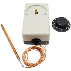 Danfoss 060H1708 UT 72, Termostato Mecanico, -30 a 30 C, Capilar de Cobre 3 m, Auto Reseteo, SPDT, Cerramiento IP20 Danfoss 060H1708 UT 72, Termostato Mecanico, -30 a 30 C, Capilar de Cobre 3 m, Auto Reseteo, SPDT, Cerramiento IP20