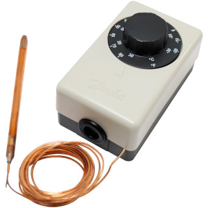 Danfoss 060H1708 UT 72, Termostato Mecanico, -30 a 30 C, Capilar de Cobre 3 m, Auto Reseteo, SPDT, Cerramiento IP20 Danfoss 060H1708 UT 72, Termostato Mecanico, -30 a 30 C, Capilar de Cobre 3 m, Auto Reseteo, SPDT, Cerramiento IP20
