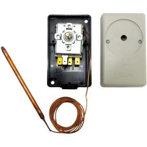 Danfoss 060H1708 UT 72, Termostato Mecanico, -30 a 30 C, Capilar de Cobre 3 m, Auto Reseteo, SPDT, Cerramiento IP20 Danfoss 060H1708 UT 72, Termostato Mecanico, -30 a 30 C, Capilar de Cobre 3 m, Auto Reseteo, SPDT, Cerramiento IP20