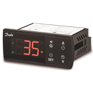Danfoss ERC 213 Controlador Electronico Refrigeracion 220V,50/60Hz, Pantalla Roja, 3 Relay Salida, 2 Entradas de Sensor de Temperatura 080G3457
 Danfoss ERC 213 Controlador Electronico Refrigeracion 220V,50/60Hz, Pantalla Roja, 3 Relay Salida, 2 Entradas de Sensor de Temperatura 080G3457