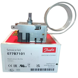 Danfoss 077B7101 Termostato de control Enfriador de Botellas 077B1704L Cut-in Frio +5.0C Cut-out Frio +1.5C Cut-in Caliente +12.5C Cut-Out Caliente +9.5C Capilar 1200mm
B0 Danfoss 077B7101 Termostato de control Enfriador de Botellas 077B1704L Cut-in Frio +5.0C Cut-out Frio +1.5C Cut-in Caliente +12.5C Cut-Out Caliente +9.5C Capilar 1200mm
B0